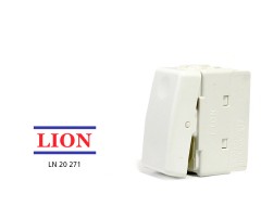 Single White electric switch