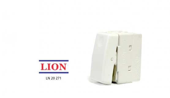 Single White electric switch