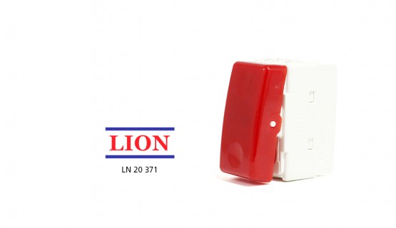 Single red electric switch